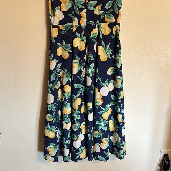 Eshakti Lemons Maxi Dress Sz 4 - Picture 8 of 8